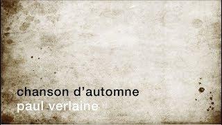 La minute de poésie : Chanson d'automne [Paul Verlaine]