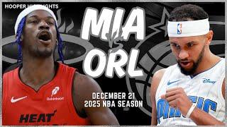 Miami Heat vs Orlando Magic Full Game Highlights | Dec 21 | 2025 NBA Season