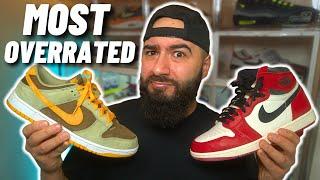 TOP 5 MOST OVERRATED SNEAKERS!?