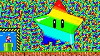 When Mario Has Too Many Rainbow Stars in Super Mario Bros