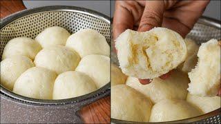 I Combine Milk With Flour & Made This Soft Steam Bread Recipe | Milk Steam Bread Recipe