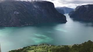 Stegastein viewpoint over Aurlandsfjord  - Norway