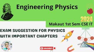 Engineering Physics Suggestion for ExamMakaut #makaut #physics #exam #2024 #job #btech #aicte #aktu