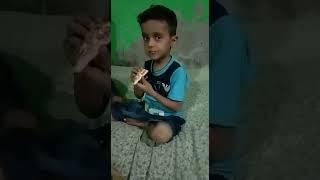 Shabeeb and Hujjat Eating Pizza | #Pizza, #PizzaParty, #PizzaKids, #KidsShortVideo, #YouTubeShort,