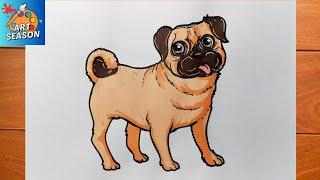 How to Draw a Pug Step by Step