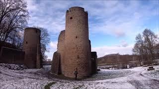 Unsere Abenteuer an der Burgruine Hardenstein - Witten an der Ruhr (German-Deutscher Text)