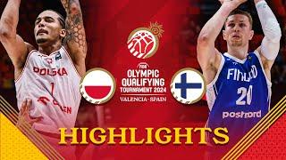 Poland  and Finland  treated us to a thriller in Valencia! | Highlights | FIBA OQT 2024 Spain