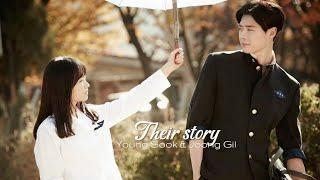 Girl's Gang Leader has a crush on a Playboy | Young Sook & Joong Gil their story | Hot Young Bloods