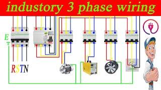 3 phase wiring | industrial wiring electrician |industrial electrical wiring | electrical power