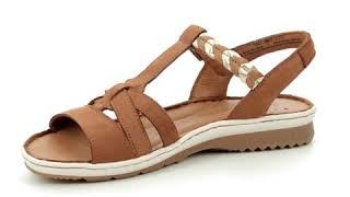 Tamaris Salka 28603-22-392 Tan Leather sandals