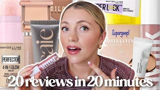 The Best & Worst Makeup I've tried lately... New Maybelline, Milani, Glossier, Saie, Haus Labs