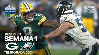 Green Bay Packers vs. Philadelphia Eagles | Semana 1 - NFL 2024 | Highlights Resumen en español