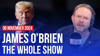 Trump has won. What next? | James O'Brien - The Whole Show