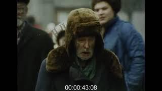 Soviet Citizens of Moscow, 1980s - Archive Film 1096353