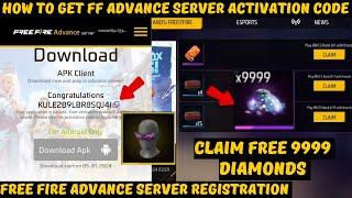 Free fire Advance Server Registration & Indonesia Server Free 9999 Diamonds  ff indonesia event 