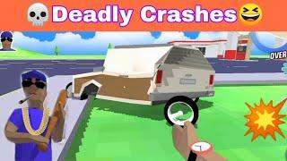 Deadly Crashes in Dude Theft Wars.Dude Theft Wars Thug Life. 