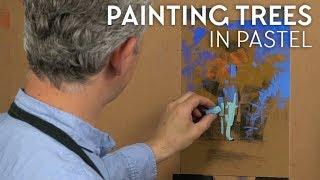 Painting Trees In Pastel