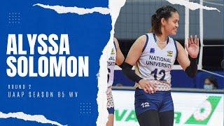 UAAP Season 85 Women's Volleyball | Round 2 | Alyssa Solomon