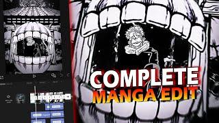 How to make a manga edit tutorial on capcut | CapCut Tutorial