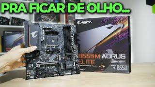 PLACA MÃE PRA RYZEN QUANDO AS COISAS MELHORAREM! B550M AORUS ELITE (CONSTRUÇÃO E TESTE)