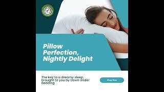 Discover Pillow Perfection with our nightly delight
