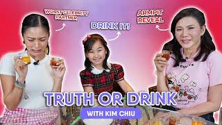 TRUTH OR DRINK w/ KIM CHIU "WHO IS THE WORST CELEBRITY PARTNER " | DR. VICKI BELO