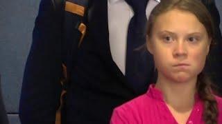 Watch Greta Thunberg's reaction to Trump at the U.N.