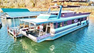 SOLD - 1995 Lakeview 15 X 68 WB Aluminum Hull (4 Bed/1.5 Bath) Houseboat on Norris Lake TN