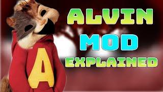 Alvin Lyrics Mod Explained in fnf (Alvin and The Chipmunks FNF) #fnf