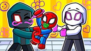 Spiderman Becomes a BABY in Roblox!