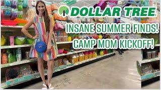 INSANE Dollar Tree Finds for SUMMER FUN! ️ Camp Mom Kickoff + Affordable Organizing Ideas!