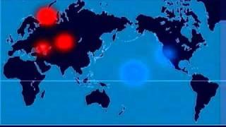 Nuclear Detonation Timeline 1945-1998 Artwork by Isao Hashimoto