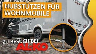 AL-KO HY4 Wohnmobil-Hubstützen | Wir sind zu BESUCH bei AL-KO in KÖTZ | Vorstellung Hubstützensystem