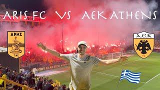 Experiencing the Greek ultra scene:  Aris FC Vs AEK Athens