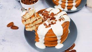 Cinnamon pancakes: super FLUFFY AND DELICIOUS