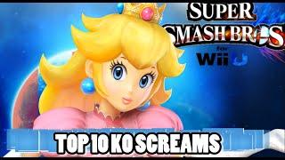 Top 10 Super Smash Bros KO Screams WII U/3DS