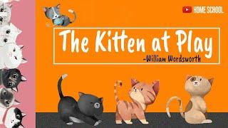 The Kitten at play I William Wordsworth I Easy Explanation I Animated Classes