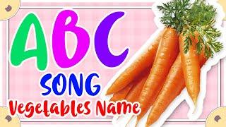  ABC Song Nursery Rhymes | Vegetable Names for Kids! 