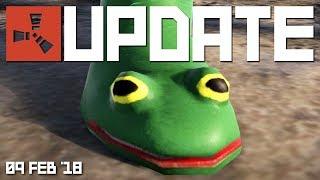 Frog boots return and leaving early access | Rust update 9th Feb 2018