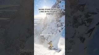 Skiing the Birth Canal Couloir & Mayan Apocalypse #skiing #jacksonhole