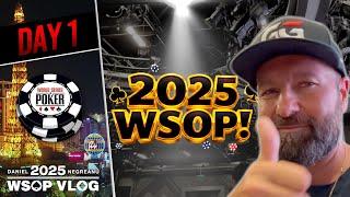 The VLOG is BACK! Let the GRIND BEGIN - Daniel Negreanu 2025 WSOP VLOG Day 1