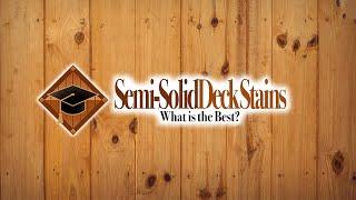 Best Semi-Solid Deck Stain Reviews 2024 | DeckStainHelp com