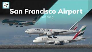 A380, A359, B772ER, B737 | San Francisco Airport | Spotting