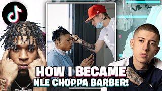 HOW I BECAME NLE CHOPPAS BARBER  TIKTOK VICBLENDS   #shorts