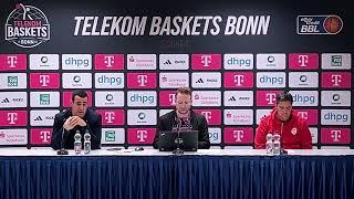 Pressekonferenz Telekom Baskets Bonn vs.FIT/One Würzburg Baskets - easyCredit BBL, 26.12.2024