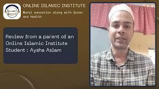 Aysha Aslam’s Spiritual Journey – A Parent's Perspective on Online Islamic Learning