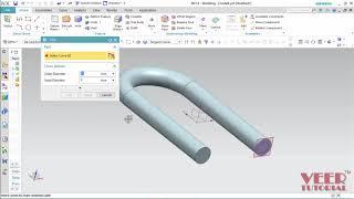 Siemens NX | Unigraphics | Fundamental Course | Sweep Command