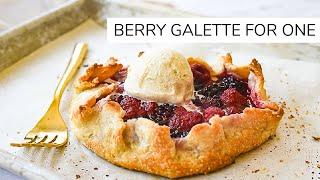 Single Serve Berry Galette for One