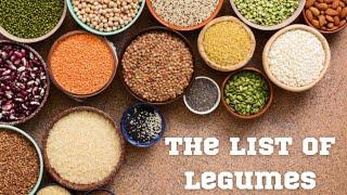 The List of Legumes  ||  The DRVL