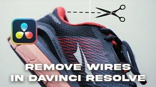 How to EASILY remove a Wire using DaVinci Resolve